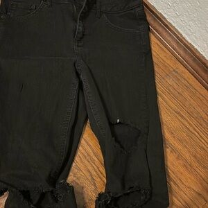 Wild fable black ripped skinny jeans